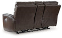 Crossplex Power Reclining Loveseat with Console - Abundant Home Collections