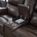 Crossplex Power Reclining Loveseat with Console - Abundant Home Collections