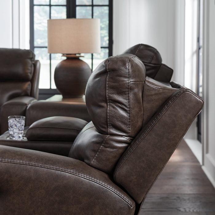 Crossplex Power Reclining Loveseat with Console - Abundant Home Collections