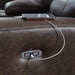 Crossplex Power Reclining Loveseat with Console - Abundant Home Collections