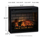 Wildenauer 76" TV Stand with Electric Fireplace - Abundant Home Collections