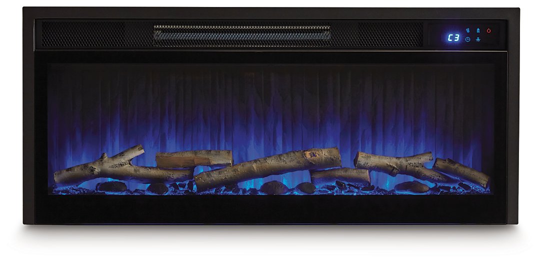 Zadilyn 72" TV Stand with Electric Fireplace - Abundant Home Collections
