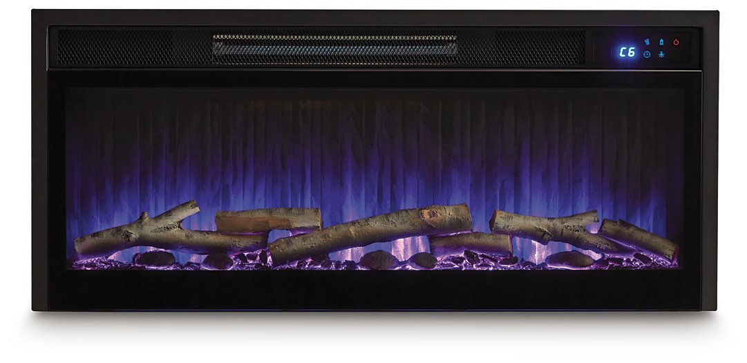 Zadilyn 72" TV Stand with Electric Fireplace - Abundant Home Collections
