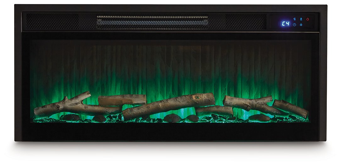 Zadilyn 72" TV Stand with Electric Fireplace - Abundant Home Collections