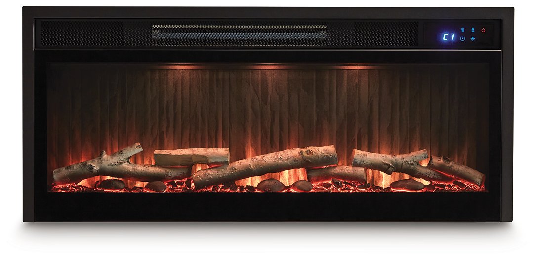 Zadilyn 72" TV Stand with Electric Fireplace - Abundant Home Collections