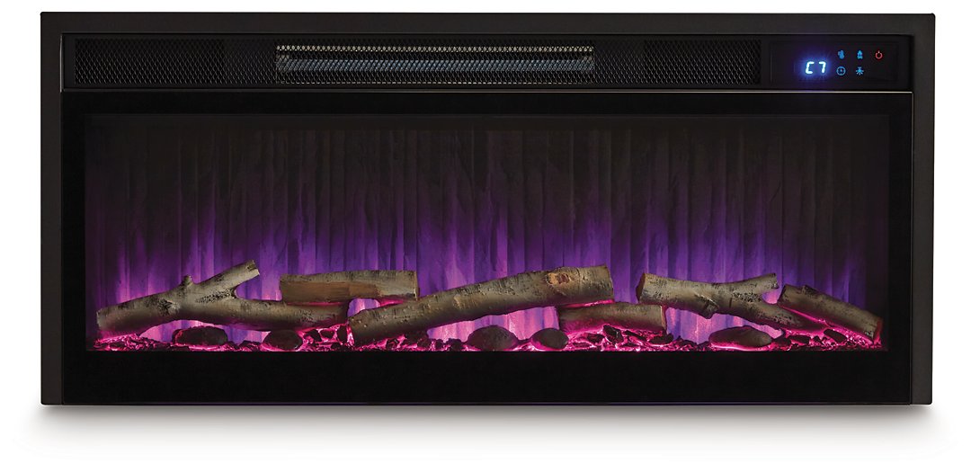 Zadilyn 72" TV Stand with Electric Fireplace - Abundant Home Collections