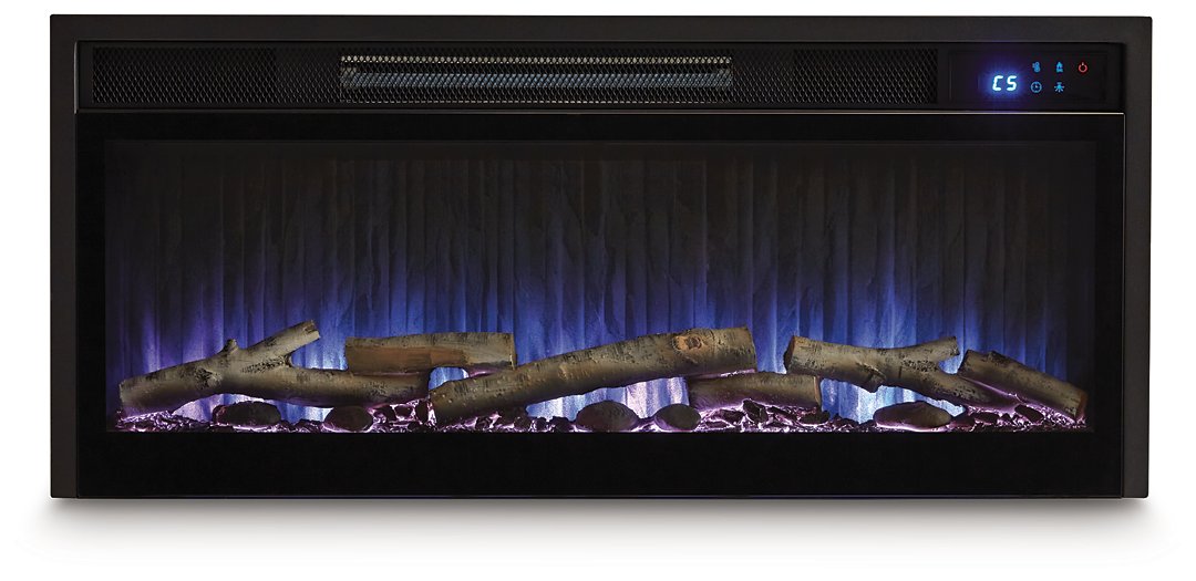 Zadilyn 72" TV Stand with Electric Fireplace - Abundant Home Collections