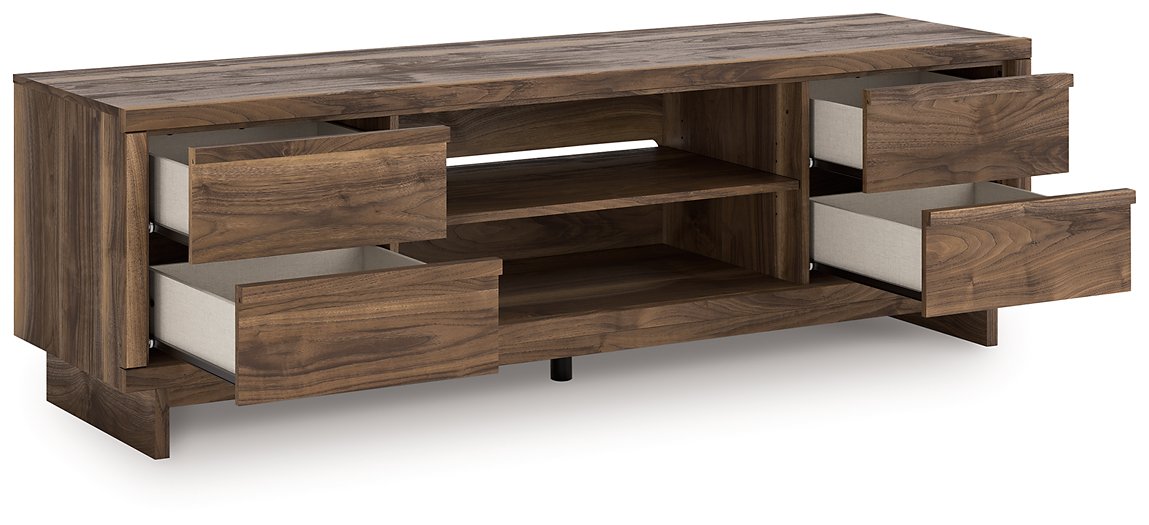 Zadilyn 72" TV Stand with Electric Fireplace - Abundant Home Collections