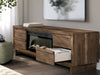 Zadilyn 72" TV Stand with Electric Fireplace - Abundant Home Collections