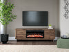 Zadilyn 72" TV Stand with Electric Fireplace - Abundant Home Collections