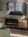 Zadilyn 72" TV Stand with Electric Fireplace - Abundant Home Collections