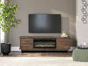Zadilyn 72" TV Stand with Electric Fireplace - Abundant Home Collections