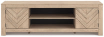 Cayboni 71" TV Stand with Electric Fireplace - Abundant Home Collections