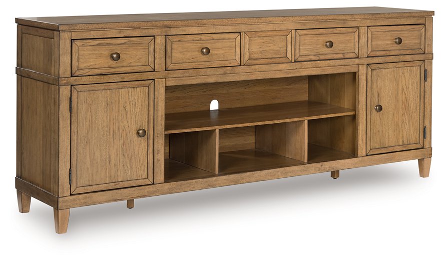 Sharlance 81" TV Stand - Abundant Home Collections