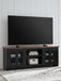 Wildenauer 76" TV Stand with Electric Fireplace - Abundant Home Collections