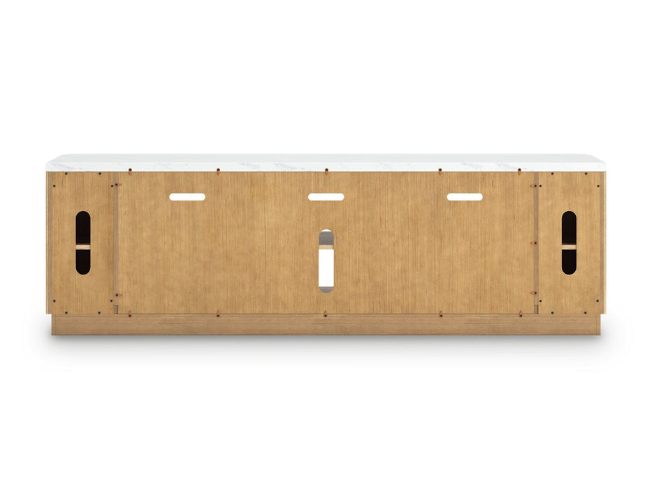 Camdill 80" TV Stand with Electric Fireplace - Abundant Home Collections