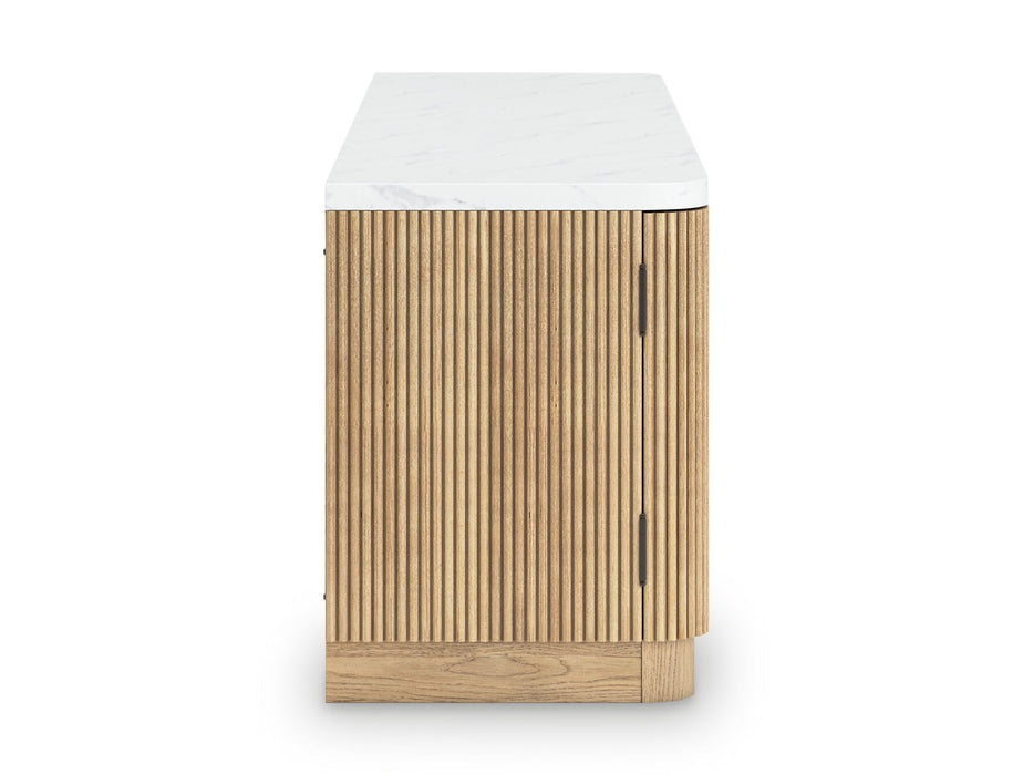 Camdill 80" TV Stand with Electric Fireplace - Abundant Home Collections