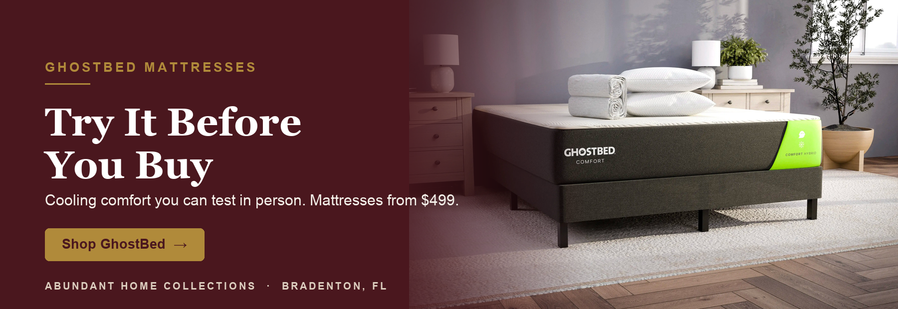 ghostbed banner