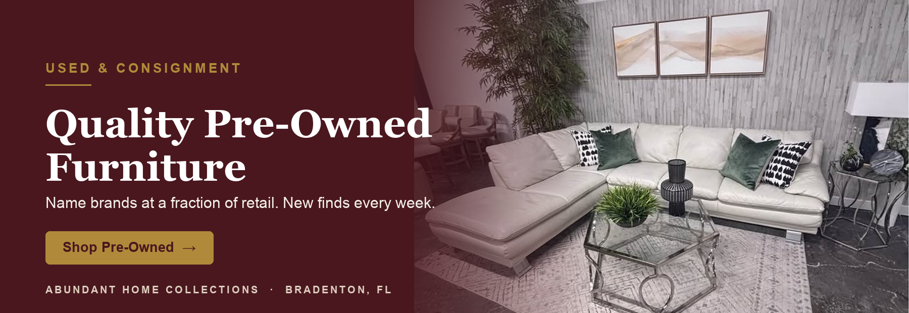 pre-owned banner