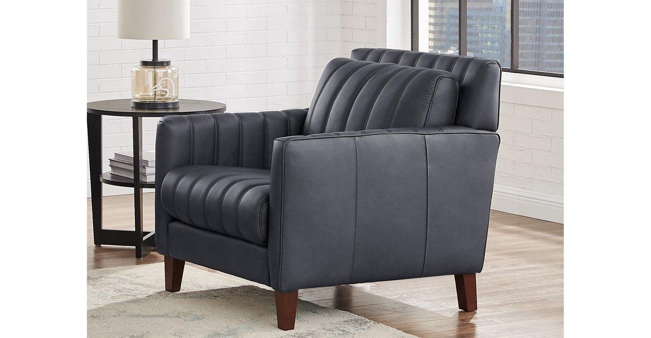 Ennis Leather Loveseat